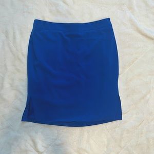 Cobalt Blue Size 10 lined skirt